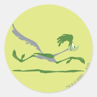 ROAD RUNNER™ wird schnell Runder Aufkleber