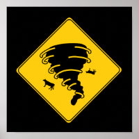 Road Sign- Tornado