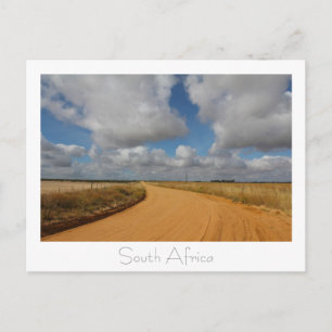 Road South Africa Landscape Postcard Postkarte