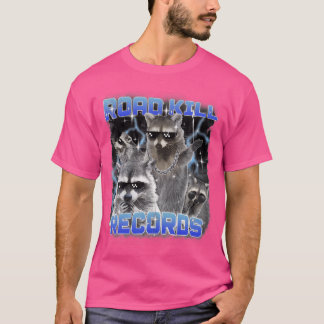 Road Toill Platten Raccoon Funny 90S Bootleg Rap T-Shirt