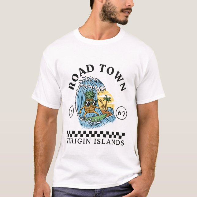 Road Town Virgin Islands T-Shirt (Vorderseite)