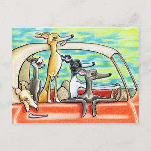 Road Trip by Andie Postkarte