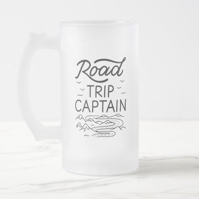 Road Trip Captain I Mattglas Bierglas (Links)