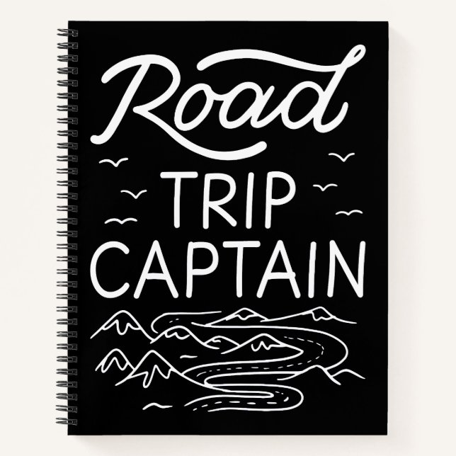 Road Trip Captain I Notizbuch (Vorderseite)