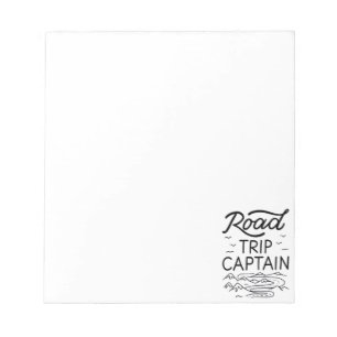 Road Trip Captain I - RV-Pilot Camping-Urlaub Notizblock