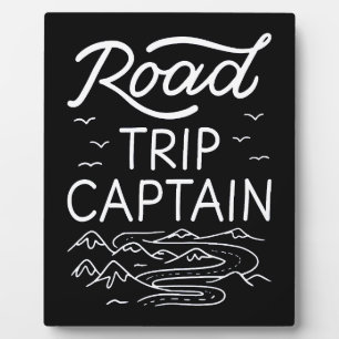 Road Trip Captain I - Wohnmobil-Pilot Camping-Urla Fotoplatte