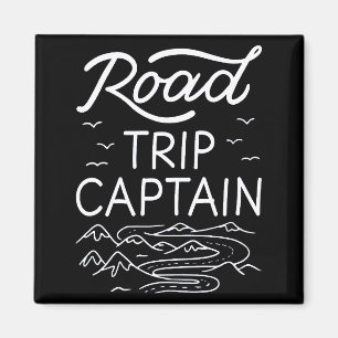 Road Trip Captain I - Wohnmobil-Pilot Camping-Urla Magnet
