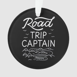 Road Trip Captain I - Wohnmobil-Pilot Camping-Urla Ornament