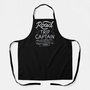 Road Trip Captain I - Wohnmobil-Pilot Camping-Urla Schürze