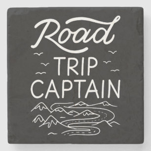 Road Trip Captain I - Wohnmobil-Pilot Camping-Urla Steinuntersetzer