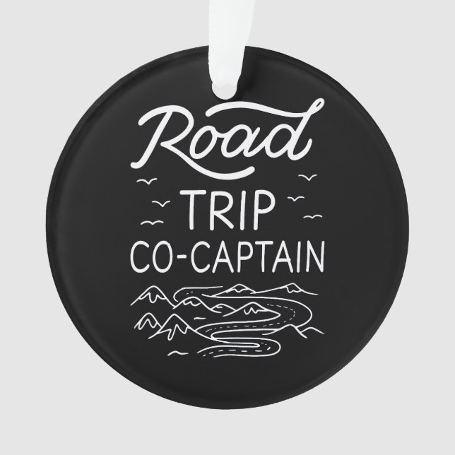 Road Trip Co-Captain I Ornament (Vorderseite)