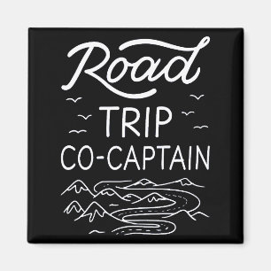 Road Trip Co-Kapitän I - RV-Navigator Camping-Lieb Magnet
