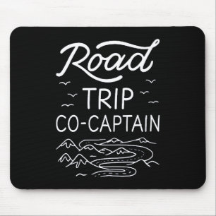 Road Trip Co-Kapitän I - RV-Navigator Camping-Lieb Mousepad