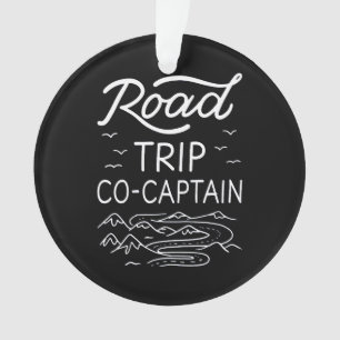 Road Trip Co-Kapitän I - RV Navigator Camping Lieb Ornament