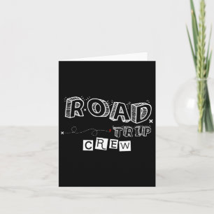 Road Trip Crew 2025 Family Wiedersehen Sommerurlau Karte