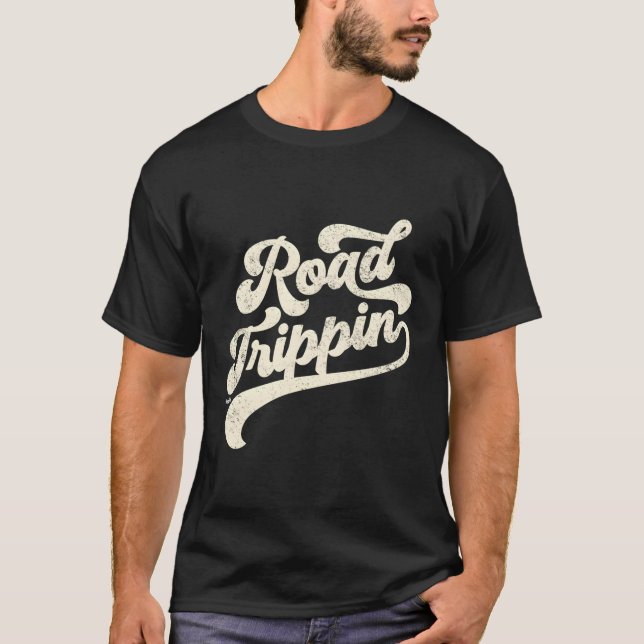 Road Trip Distressed T-Shirt (Vorderseite)