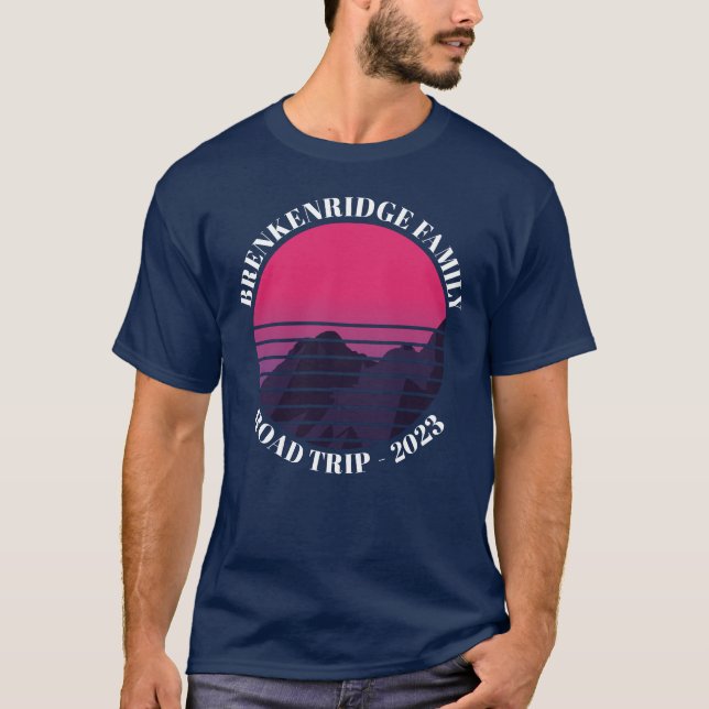 Road Trip Retro Family Adventure Wiedersehen T-Shirt (Vorderseite)