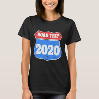 Road Trip Shirt Vintage Straßenschild Freunde Urla