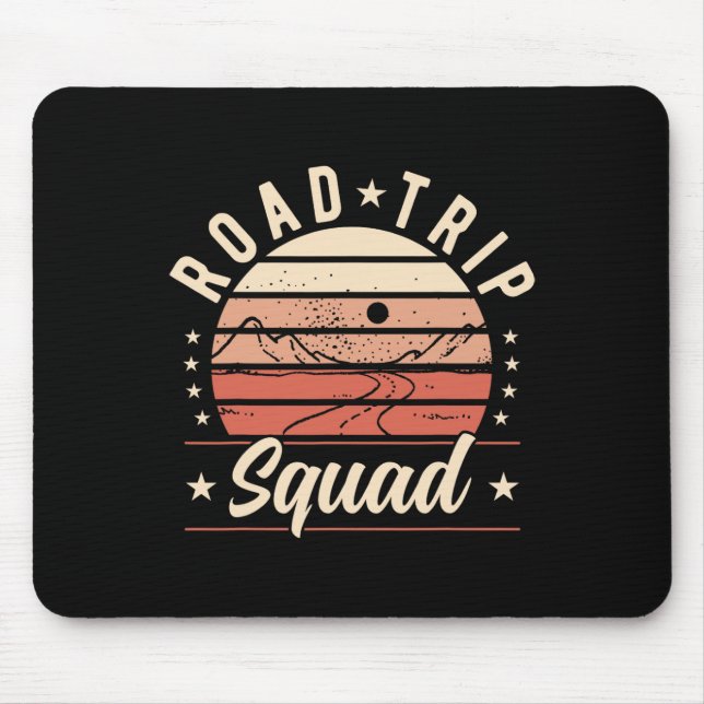 Road Trip Squad Road Mousepad (Vorne)