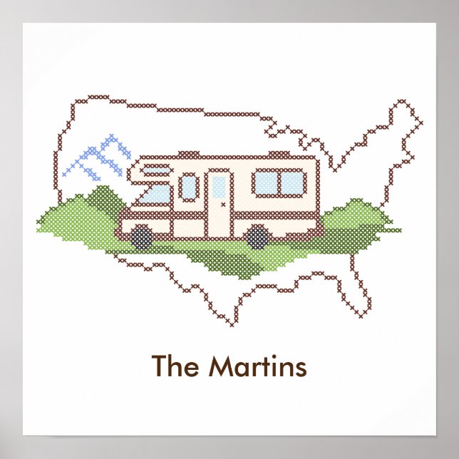 Road Trip USA Poster (Vorne)