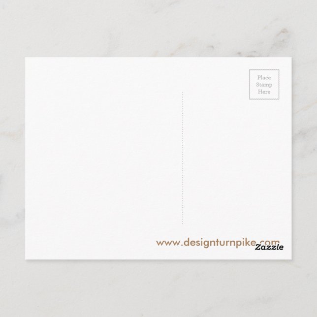 Road Trip USA Route 66 Travel License Plate Art Postkarte (Rückseite)