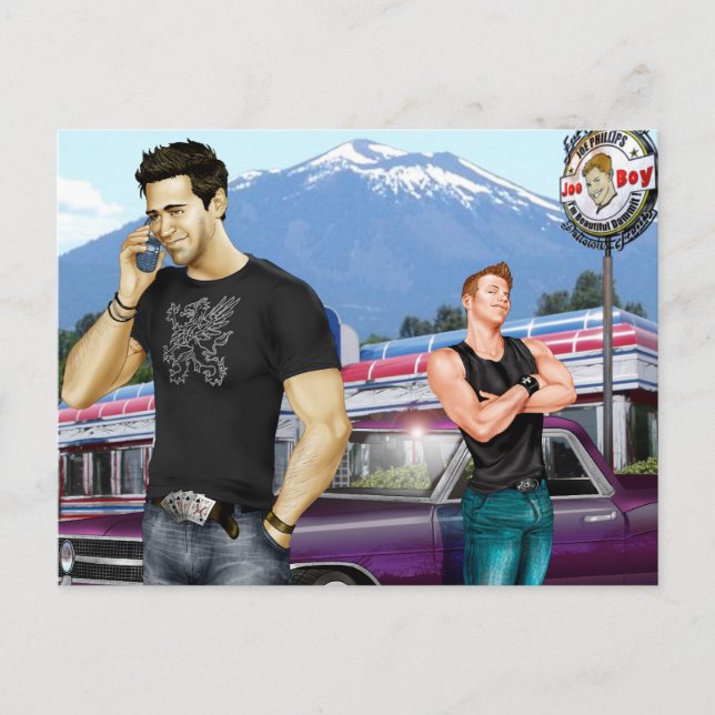 Road Trip von Joe Phillips Postkarte (Vorderseite)