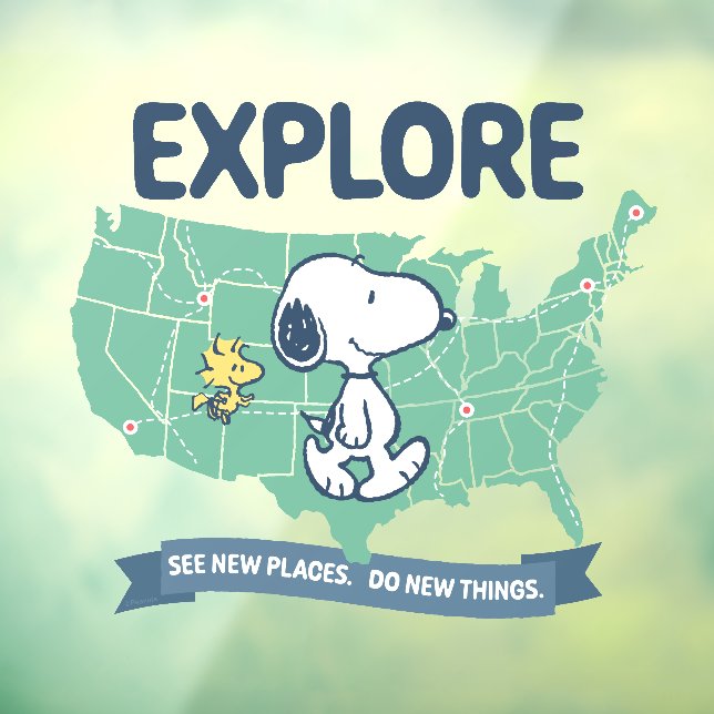 Road Trippin | Erdnüsse Erkundung Fensteraufkleber (Blatt 3)