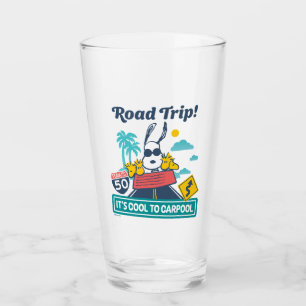 Road Trippin Erdnüsse Es ist Cool zu Carpool Glas
