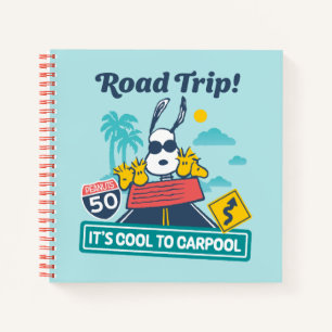 Road Trippin   Erdnüsse Es ist Cool zu Carpool Notizbuch