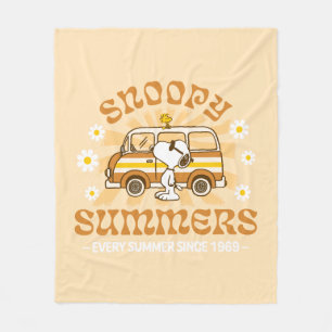 Road Trippin   Erdnüsse Snoopy Summers Fleecedecke
