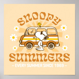 Road Trippin   Erdnüsse Snoopy Summers Poster