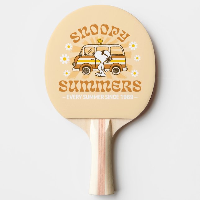 Road Trippin | Erdnüsse Snoopy Summers Tischtennis Schläger (Vorderseite)