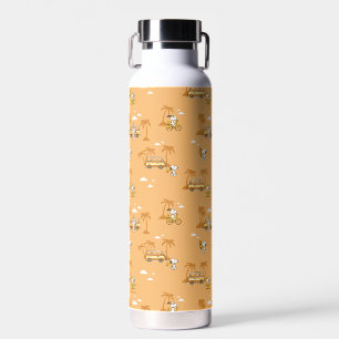Road Trippin   Peanuts Snoopy Beach Pattern Trinkflasche