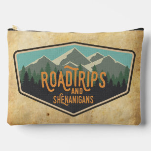 Road Trips & Shenanigans Outdoor-Patch-Reißverschl Zubehörtasche