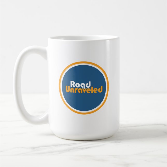 Road Unraveled Coffee Tasse (Links)