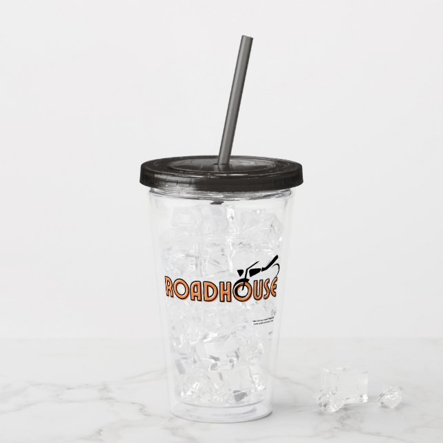 Roadhouse Acrylic Tumbler Acryltrinkbecher (Rückseite Ice)