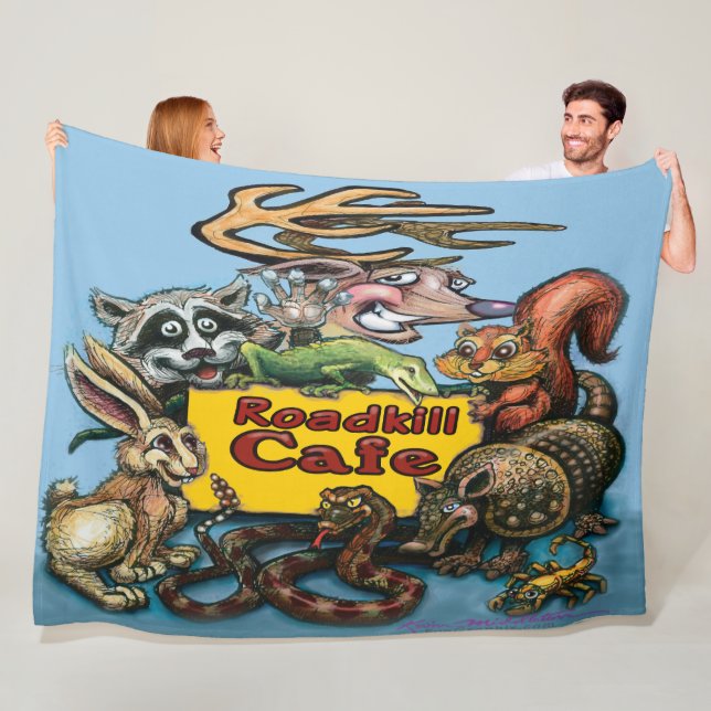 Roadkill Café Fleece Blanket (Beispiel)