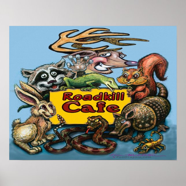 Roadkill Café Poster (Vorne)