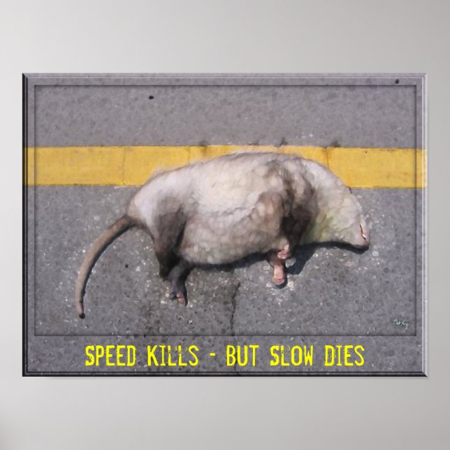 Roadkill Motivierend Poster (Vorne)