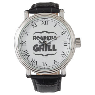 Roadkill on Grill - GRILLEN Party Funny Armbanduhr