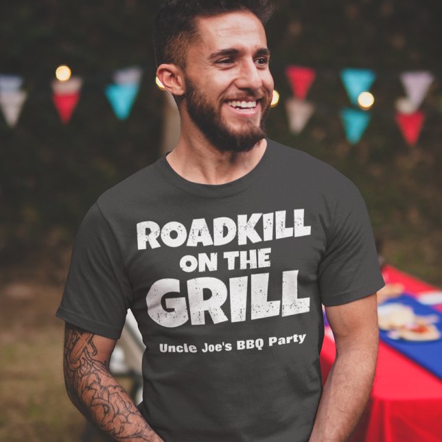 Roadkill on Grill - GRILLEN Party Funny T-Shirt (Von Creator hochgeladen)