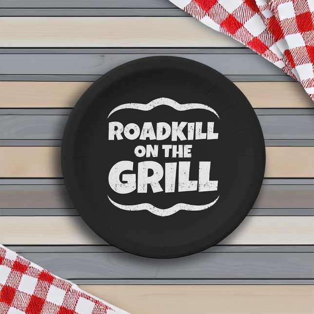 Roadkill on Grill - Party für die Summer GRILLEN Pappteller (Von Creator hochgeladen)