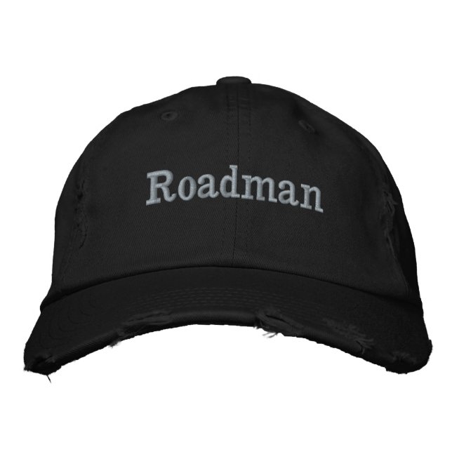 Roadmanhut Bestickte Baseballkappe (Vorderseite)