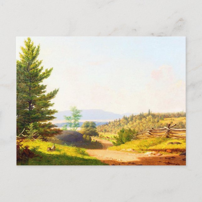 Roadmap von Sanford Robinson Gifford Postkarte (Vorderseite)