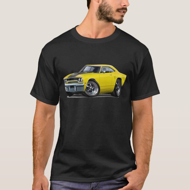 Roadrunner 1970 Gelb-Schwarz T-Shirt (Vorderseite)