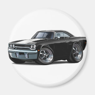 Roadrunner 1970 Schwarz-weiß Magnet