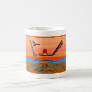 Roadrunner am Sonnenuntergang Tasse
