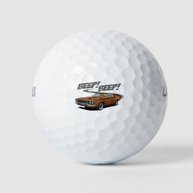 Roadrunner Beep Golfball (Vorderseite)