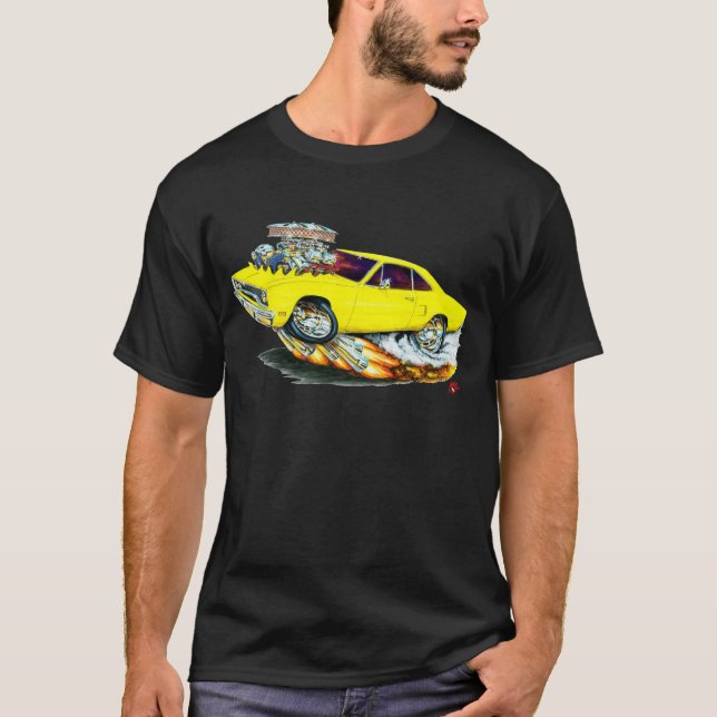 Roadrunner-gelbes Auto 1970 T-Shirt (Vorderseite)