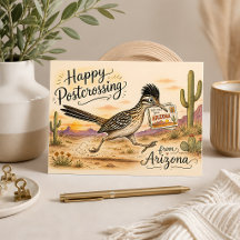 Roadrunner Happy Postcrossing aus Arizona